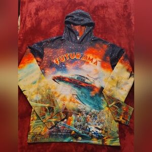 Unisex Adult Size Large Graphic Hoodie - Multicolor